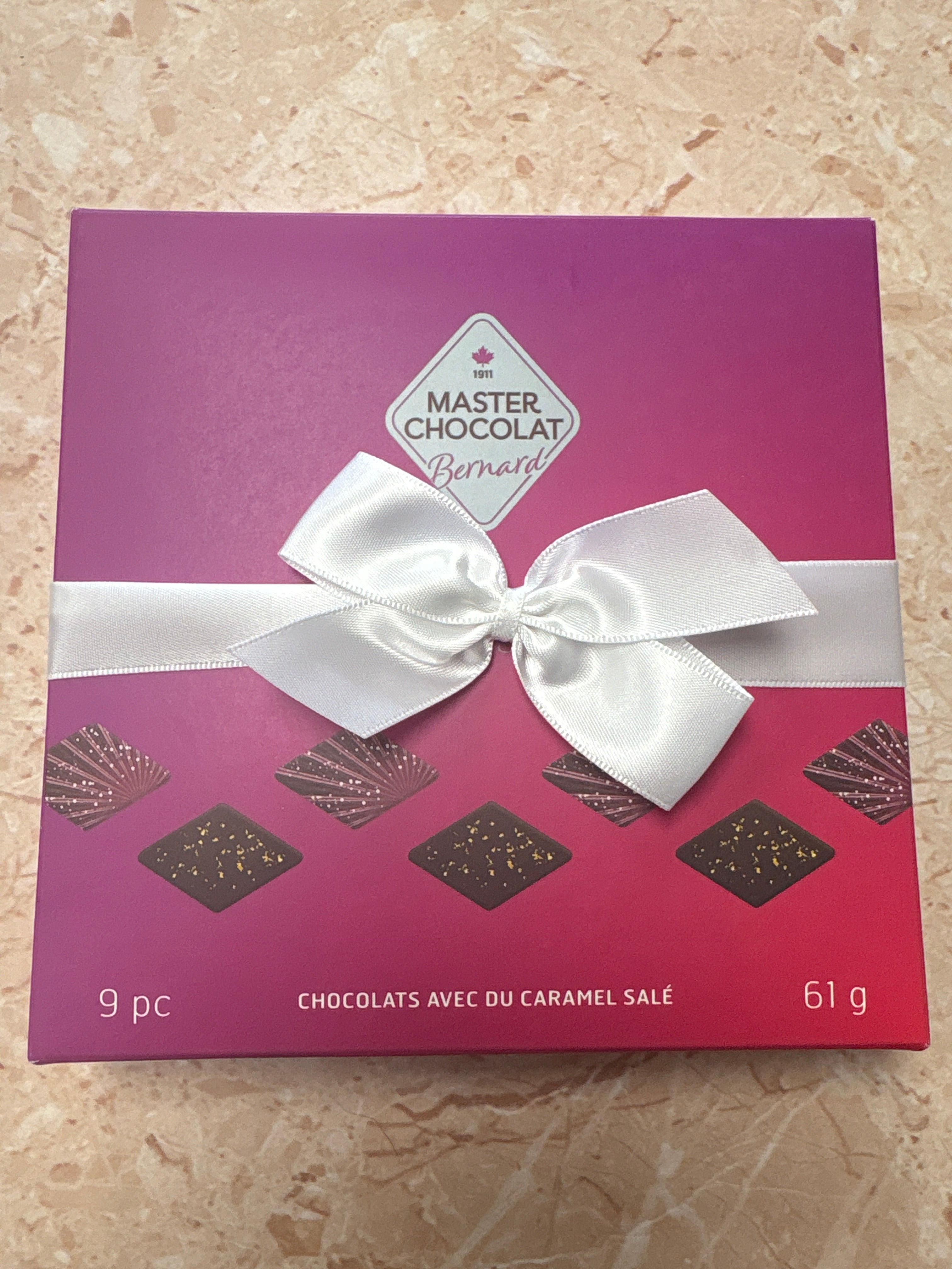 9pc Caramel Chocolates by Master Chocolat Bernard