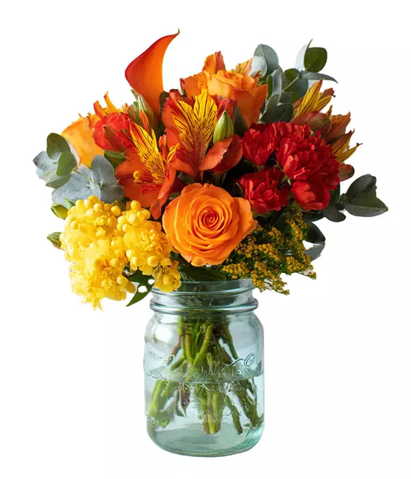 Fall Feeling in a Mason Jar